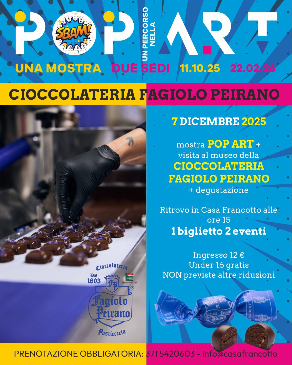 Visita al museo della cioccolateria Fagiolo Peirano