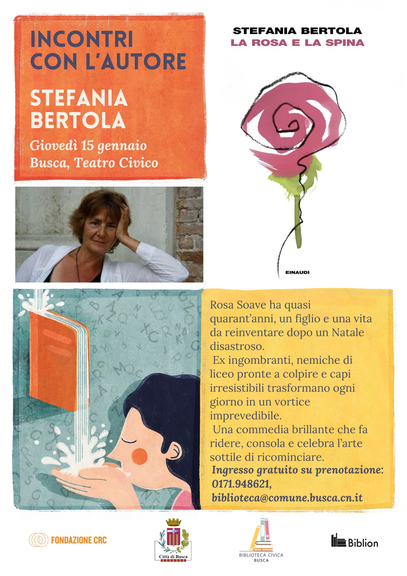 Stefania Bertola a "Incontri con l’autore"