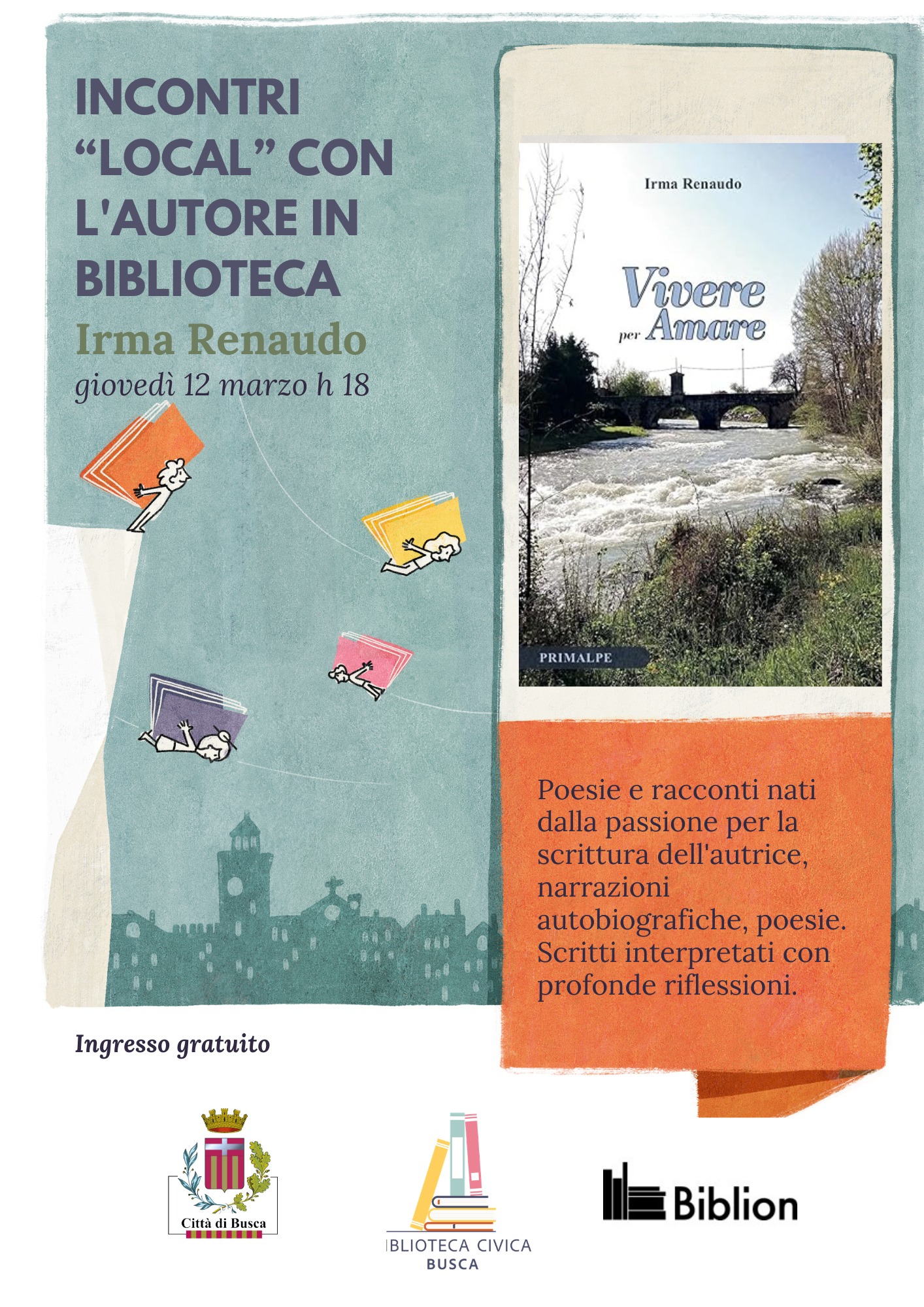 Irma Renaudo ospite a Incontri Local con l’Autore