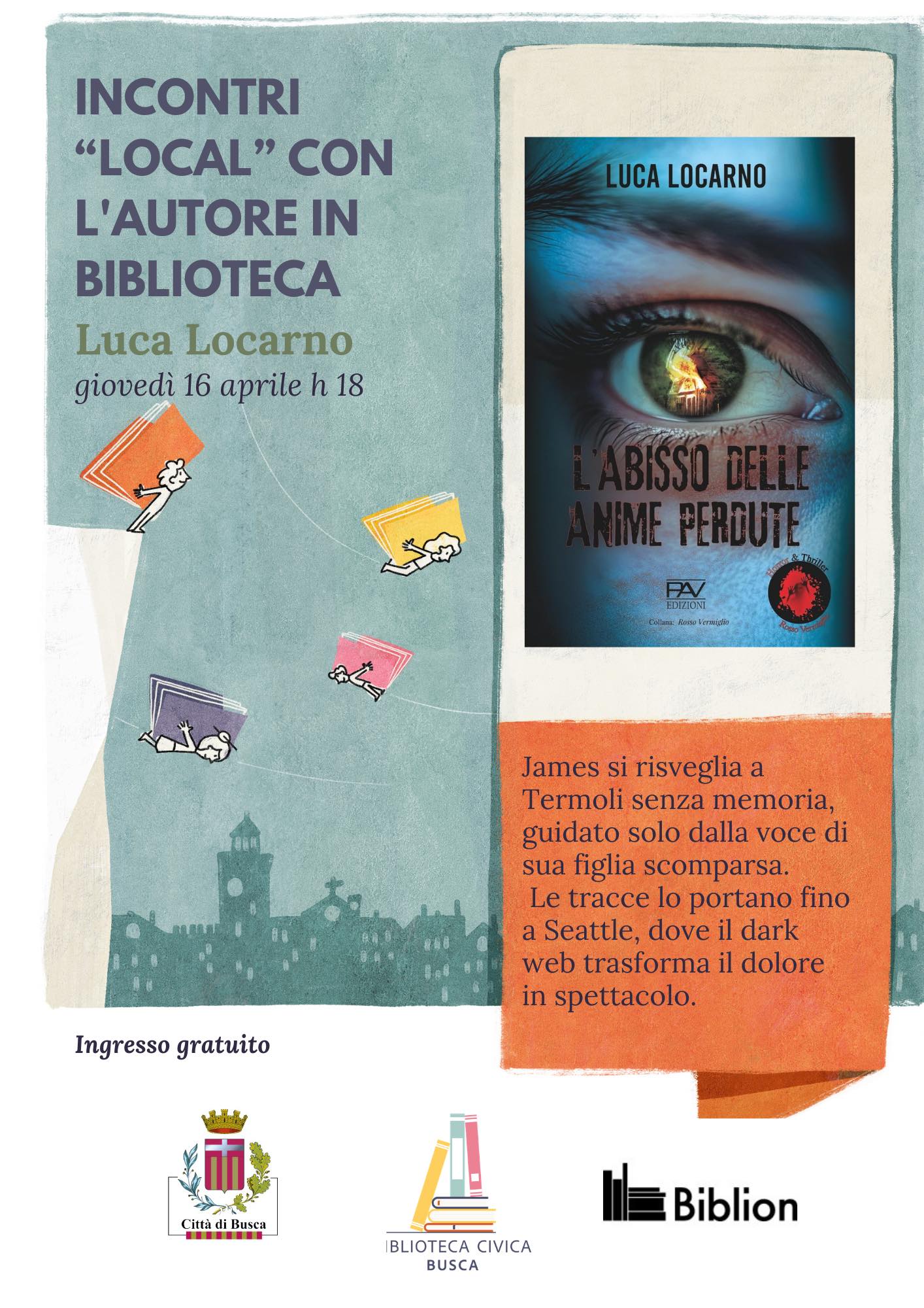 Luca Locarno ospite a Incontri Local con l’Autore